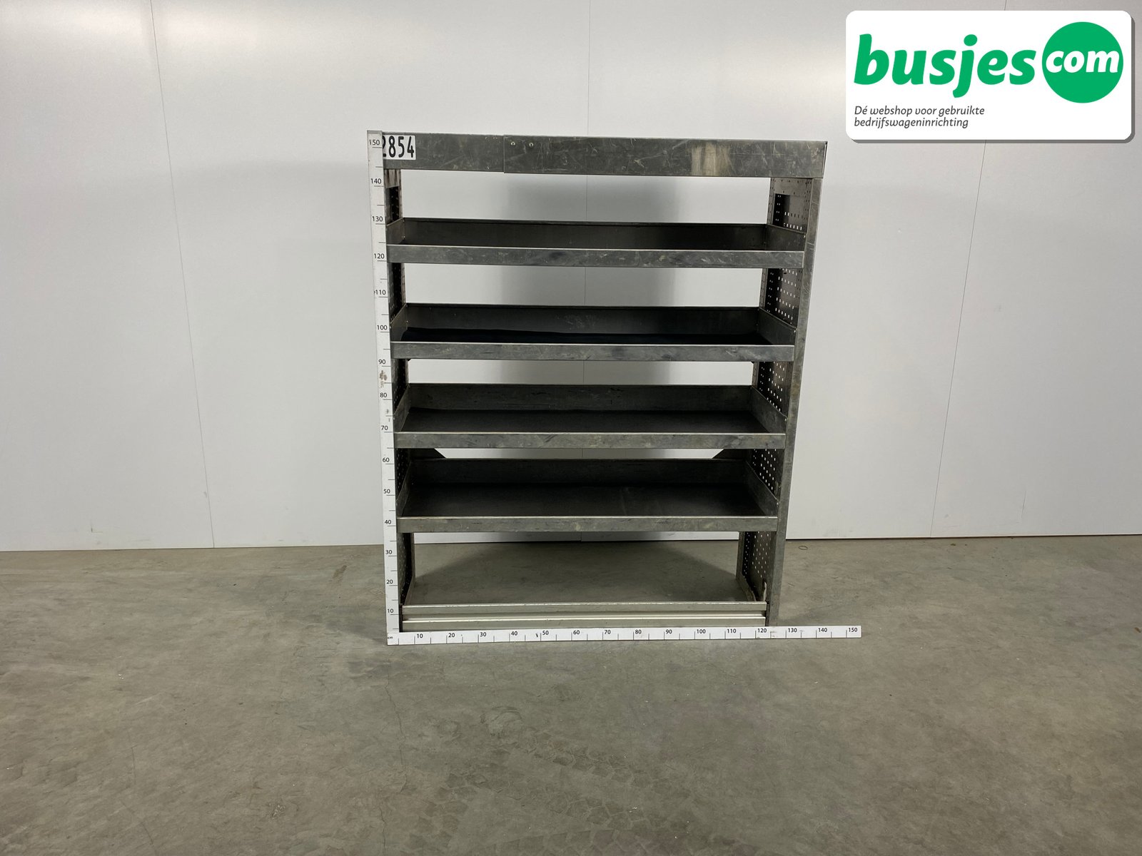 Aluca bedrijfswageninrichting 1260x420x1550mm (2854)