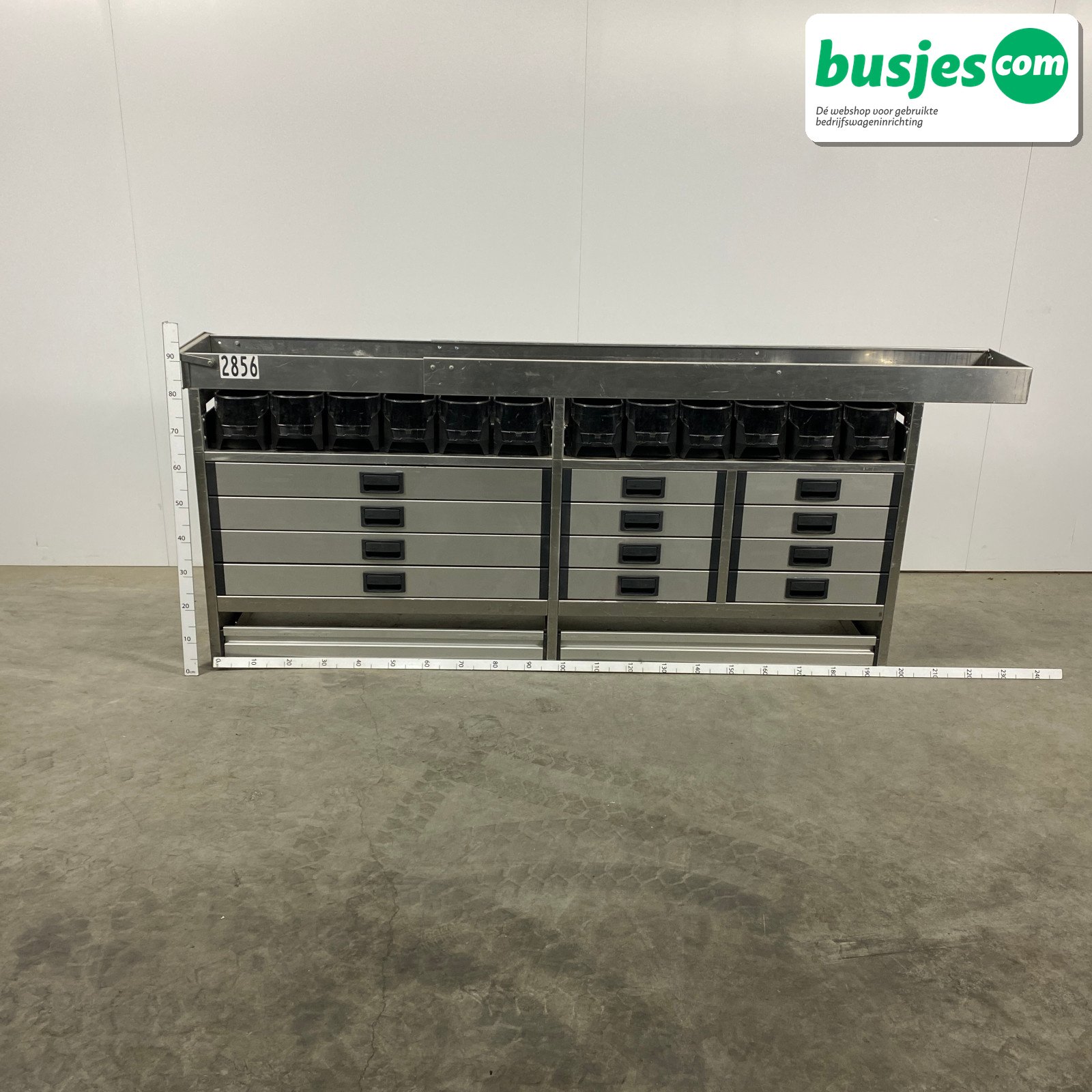 Aluca bedrijfswageninrichting 1990x420x925mm (2856)