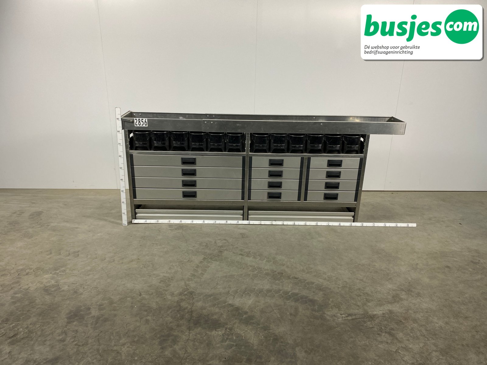 Aluca bedrijfswageninrichting 1990x420x925mm (2856) - Afbeelding 2