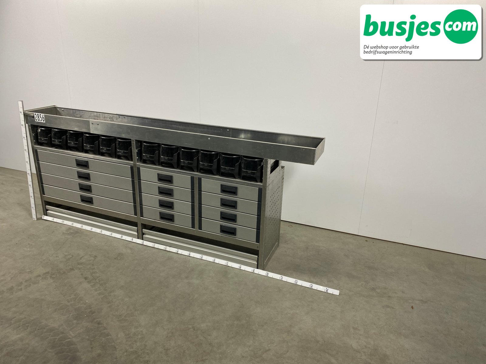 Aluca bedrijfswageninrichting 1990x420x925mm (2856) - Afbeelding 3