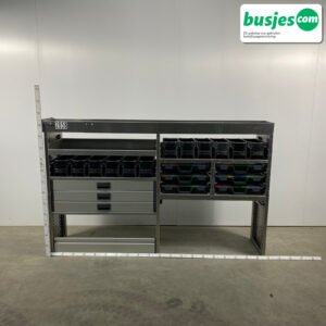 Aluca bedrijfswageninrichting 1990x420x1255mm (2858)