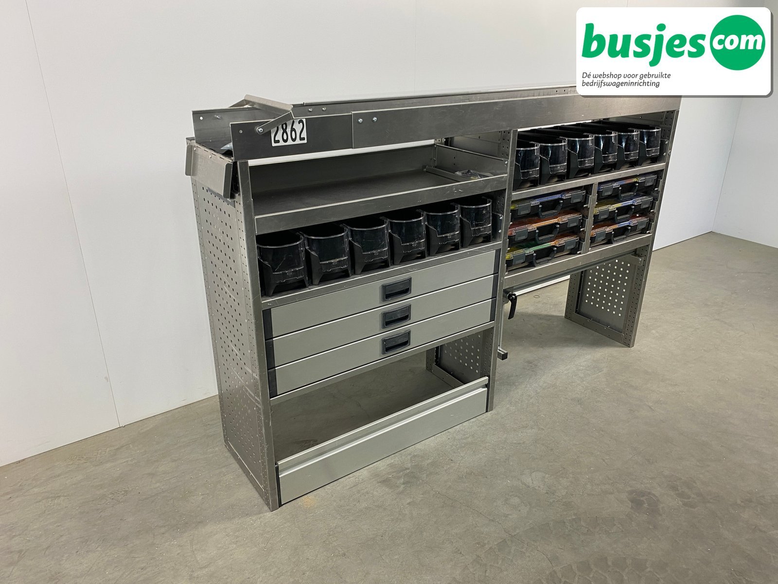 Aluca bedrijfswageninrichting 1990x420x1255mm (2862) - Afbeelding 13