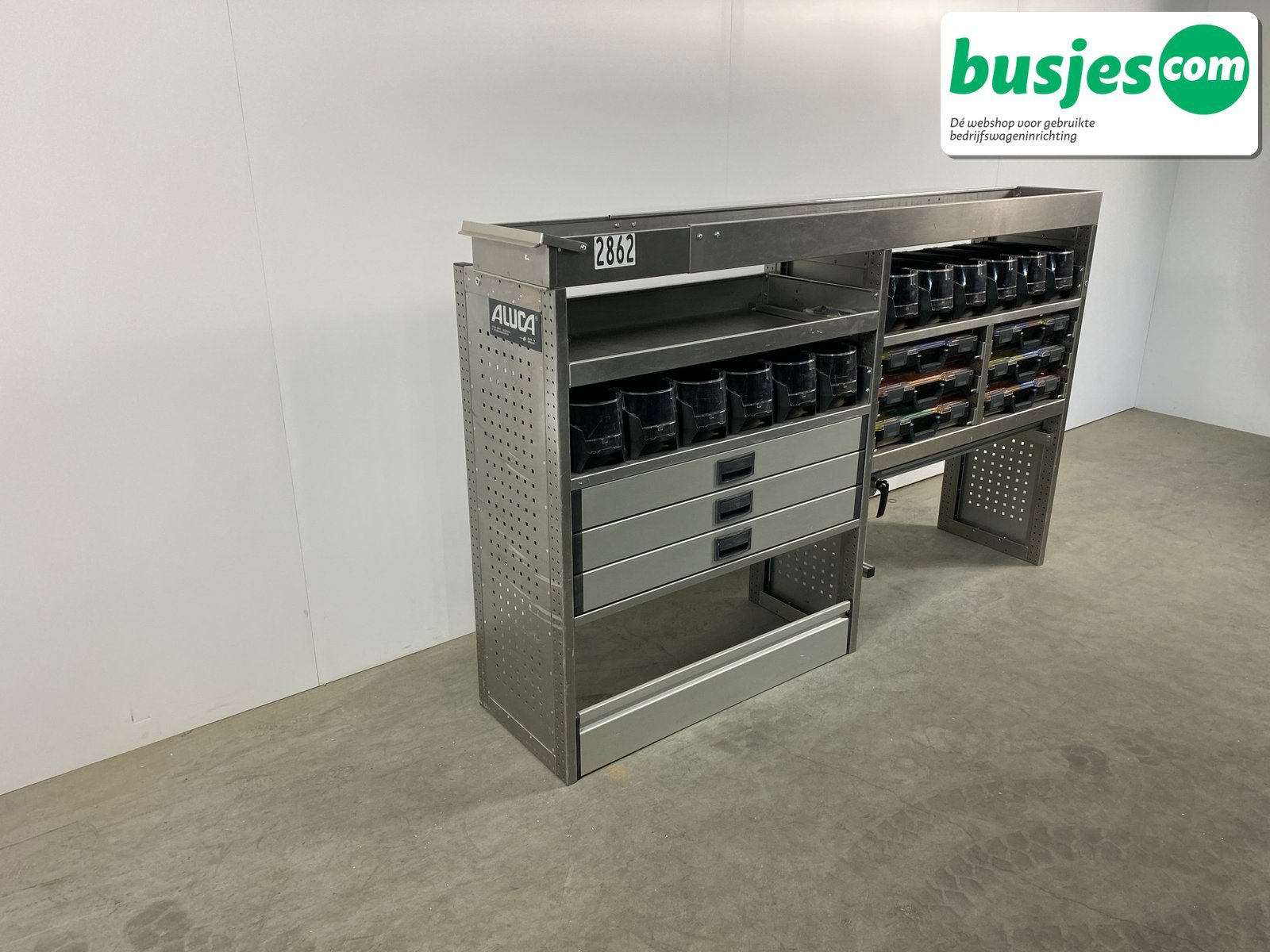 Aluca bedrijfswageninrichting 1990x420x1255mm (2862) - Afbeelding 4