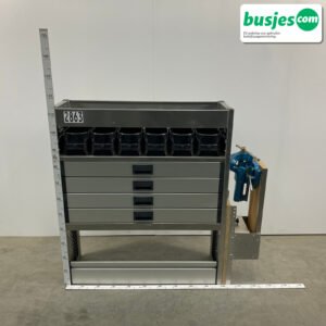 Aluca bedrijfswageninrichting 1010x320x1150mm (2863)