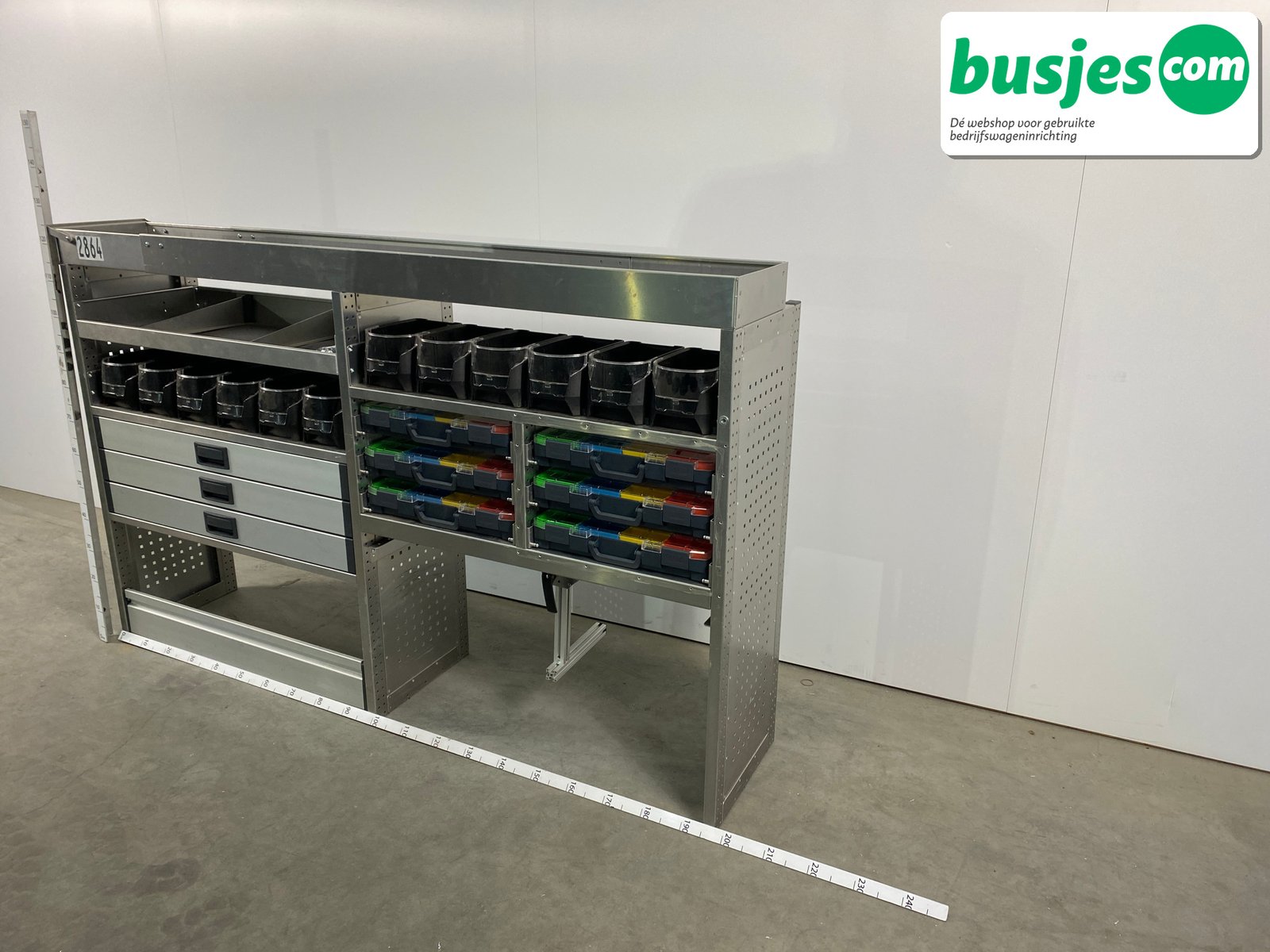 Aluca bedrijfswageninrichting 2020x420x1260mm (2864) - Afbeelding 3