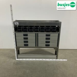 Aluca bedrijfswageninrichting 1255x320x1140mm (2867)