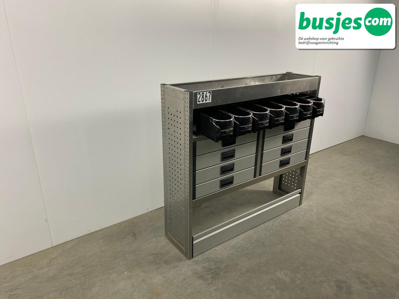 Aluca bedrijfswageninrichting 1255x320x1140mm (2867) - Afbeelding 10