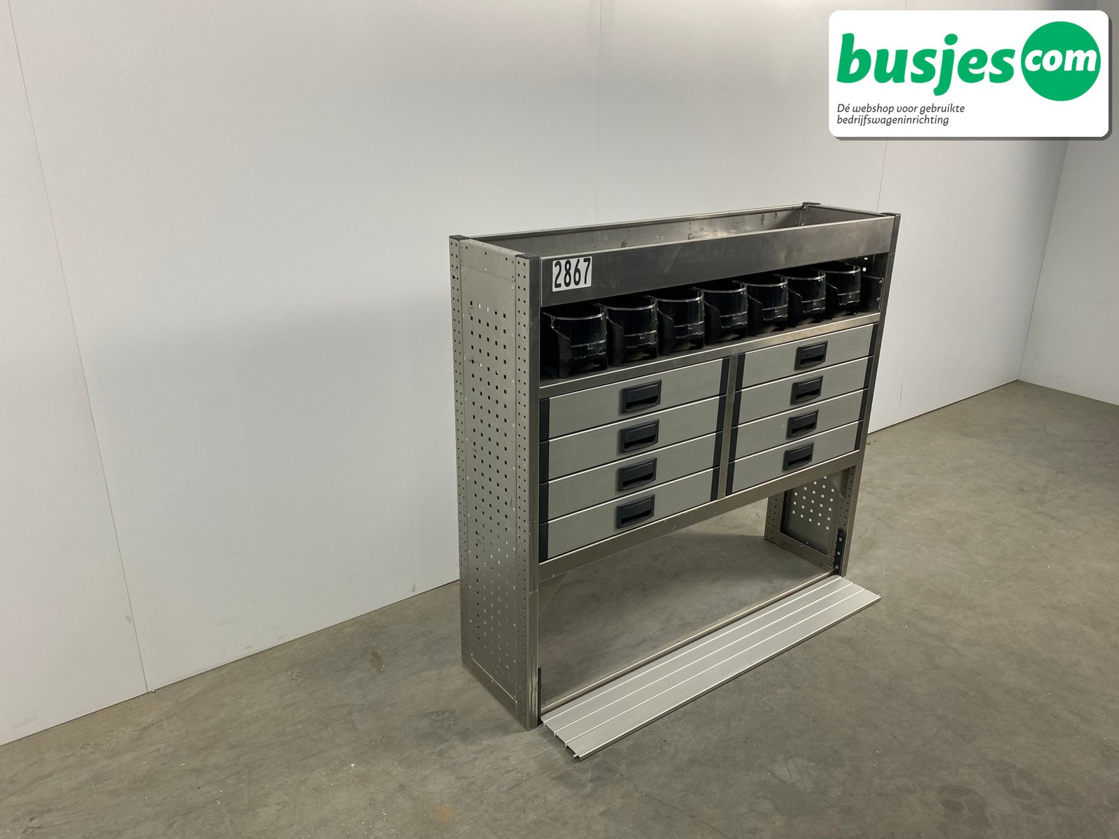 Aluca bedrijfswageninrichting 1255x320x1140mm (2867) - Afbeelding 5