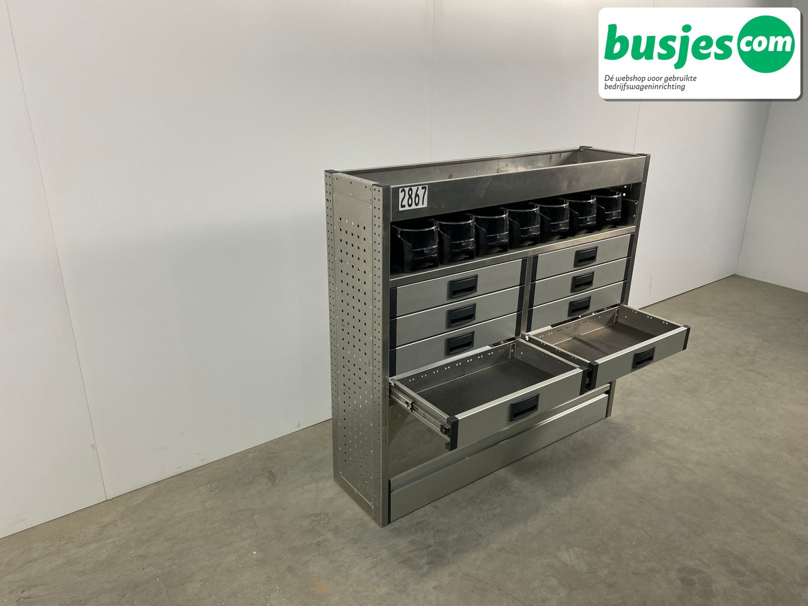 Aluca bedrijfswageninrichting 1255x320x1140mm (2867) - Afbeelding 6