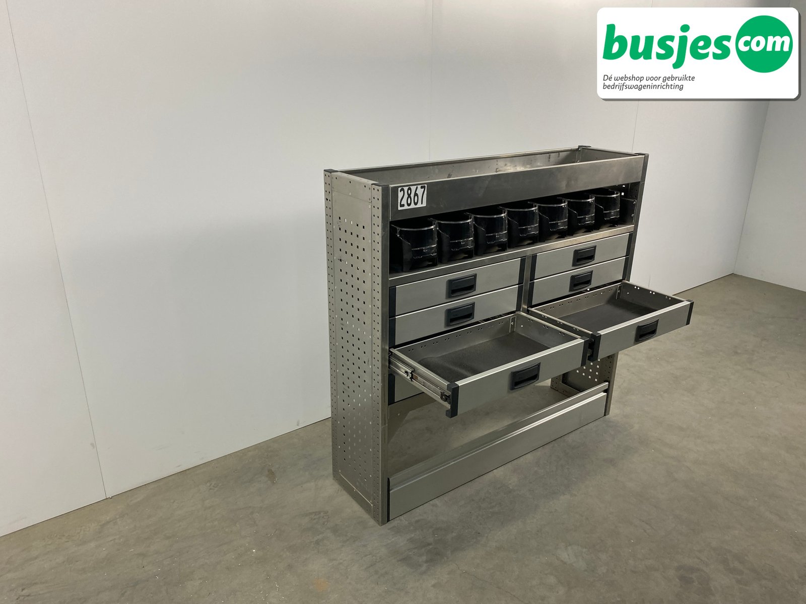 Aluca bedrijfswageninrichting 1255x320x1140mm (2867) - Afbeelding 7