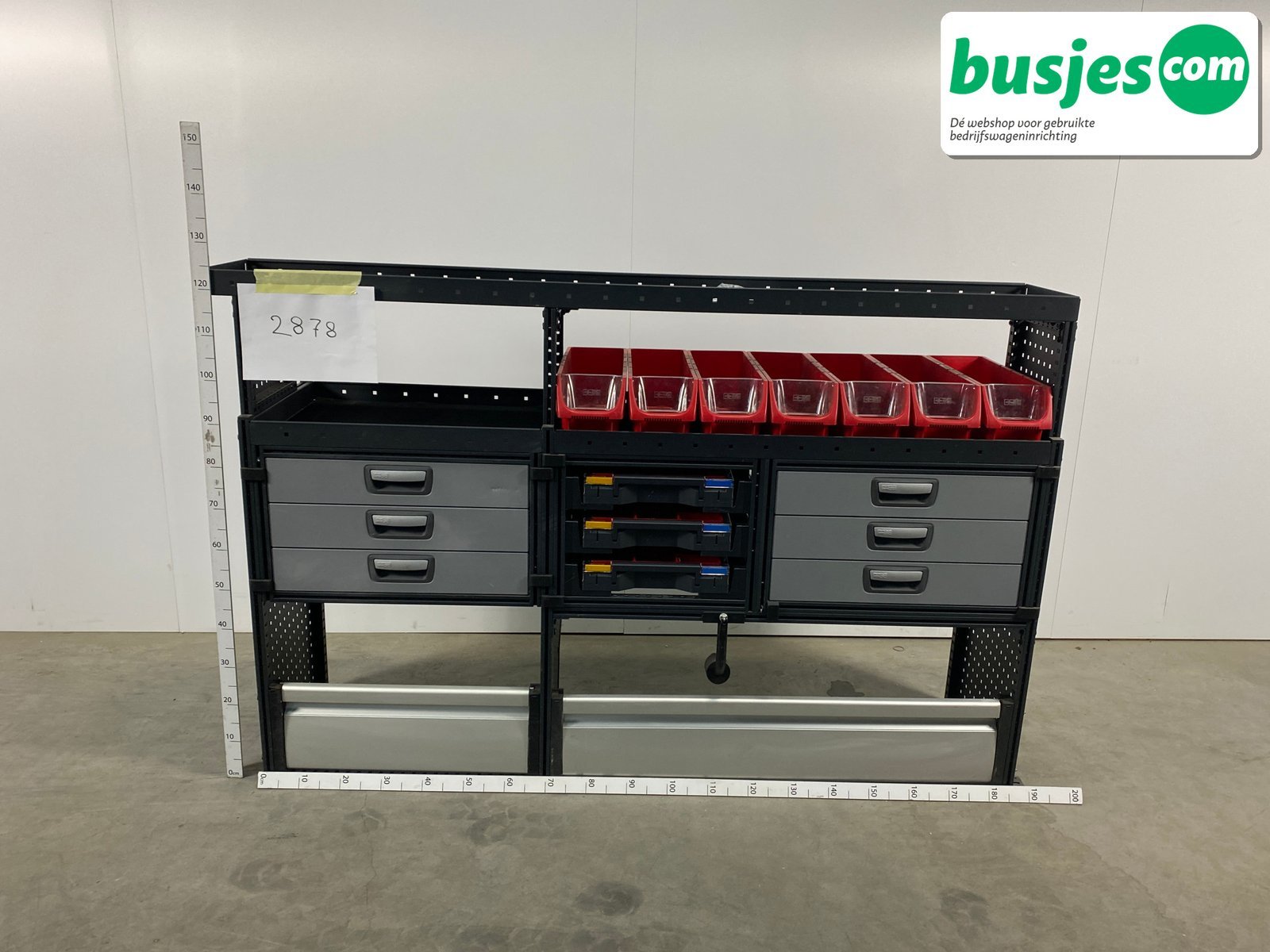 Modul bedrijfswagen inrichting 1865x485x1250mm (2878) - Afbeelding 2