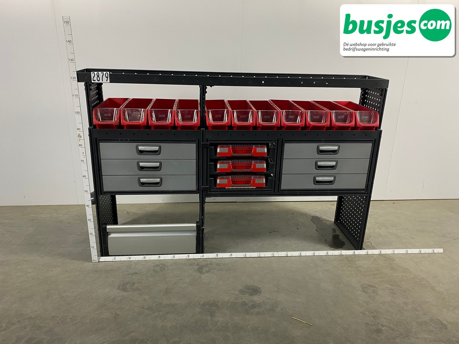 Modul bedrijfswagen inrichting 1865x485x1250mm (2879) - Afbeelding 2