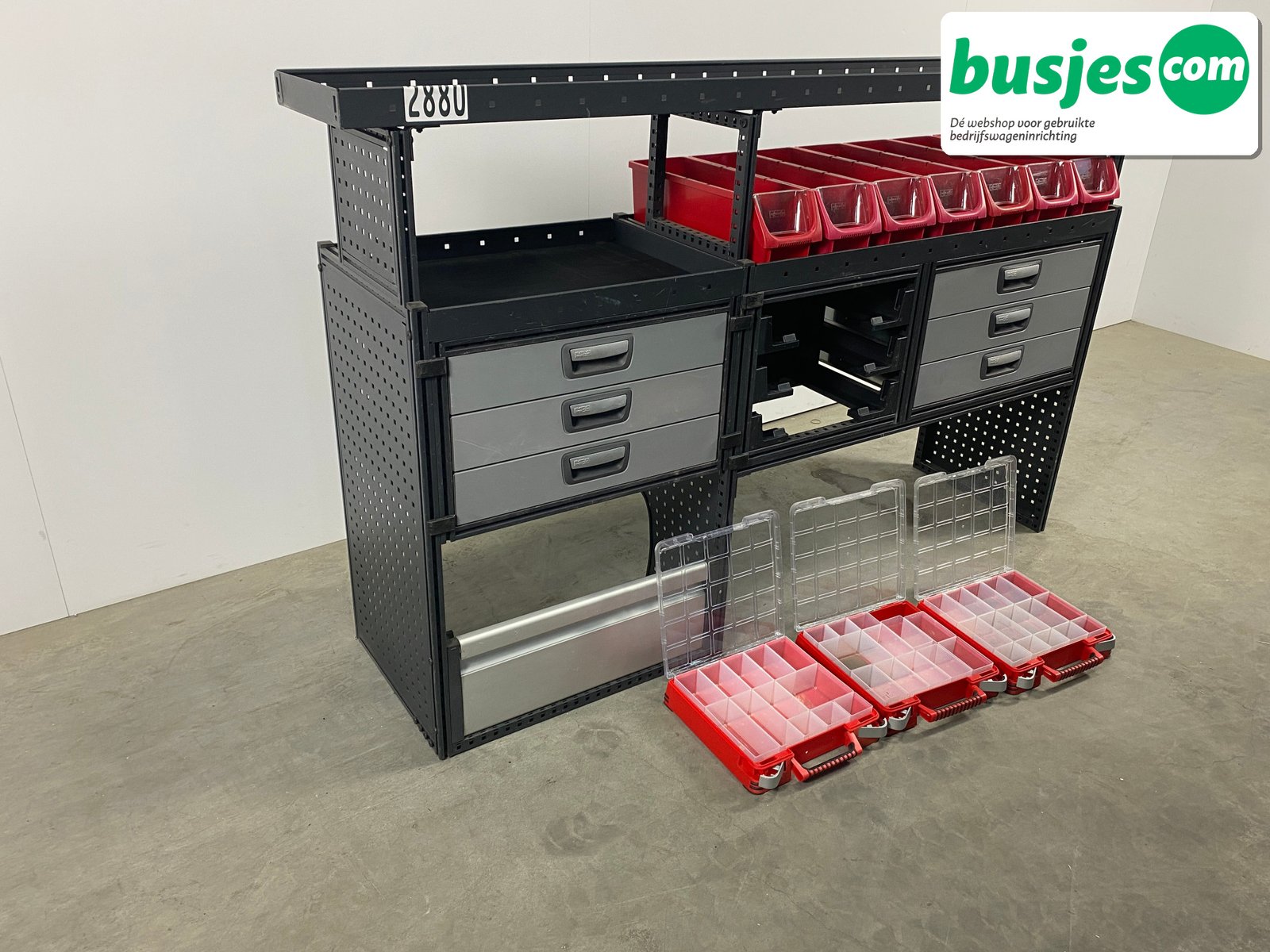 Modul bedrijfswagen inrichting 1865x485x1250mm (2880) - Afbeelding 9