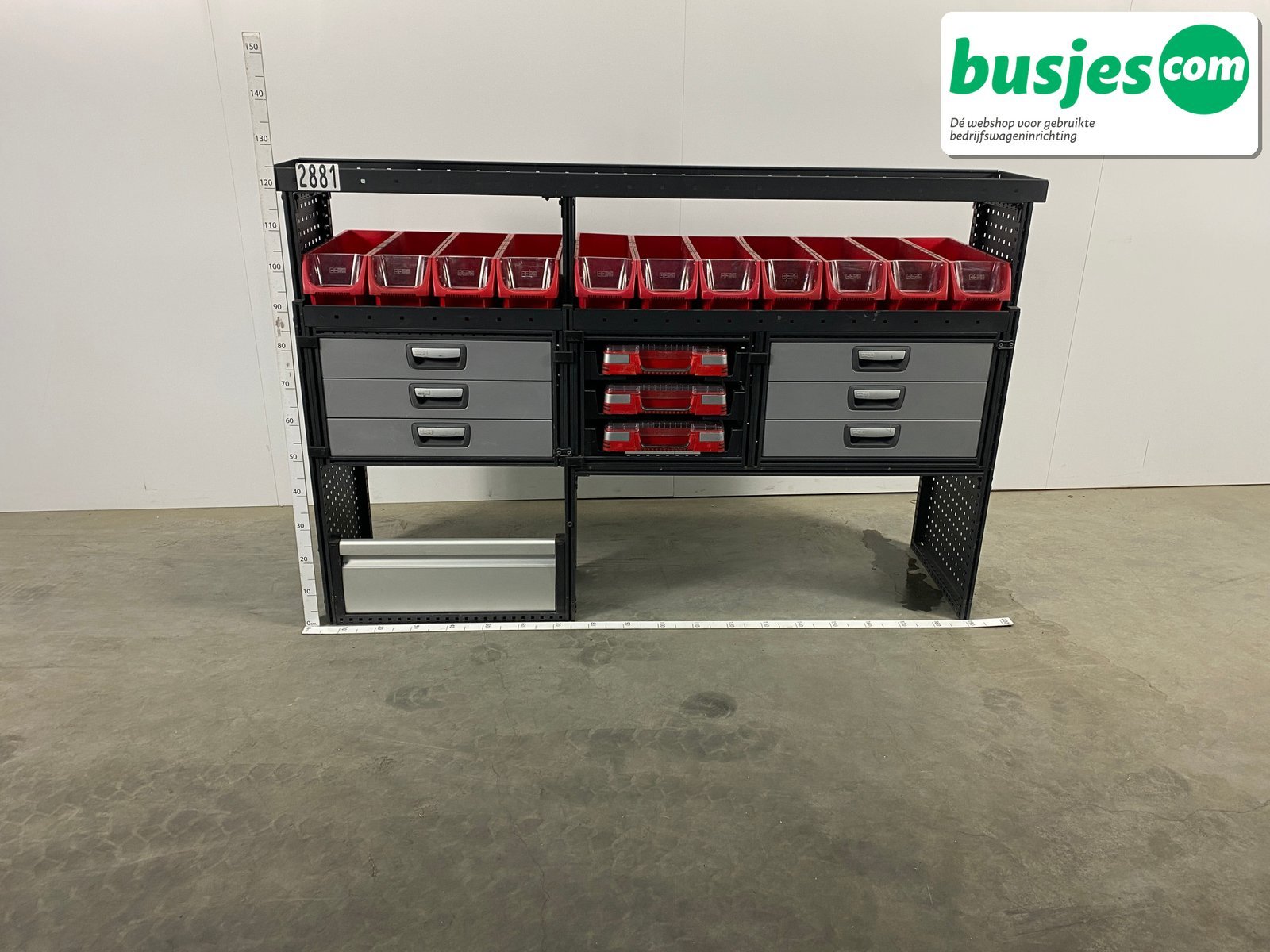 Modul bedrijfswagen inrichting 1865x485x1250mm (2881) - Afbeelding 2