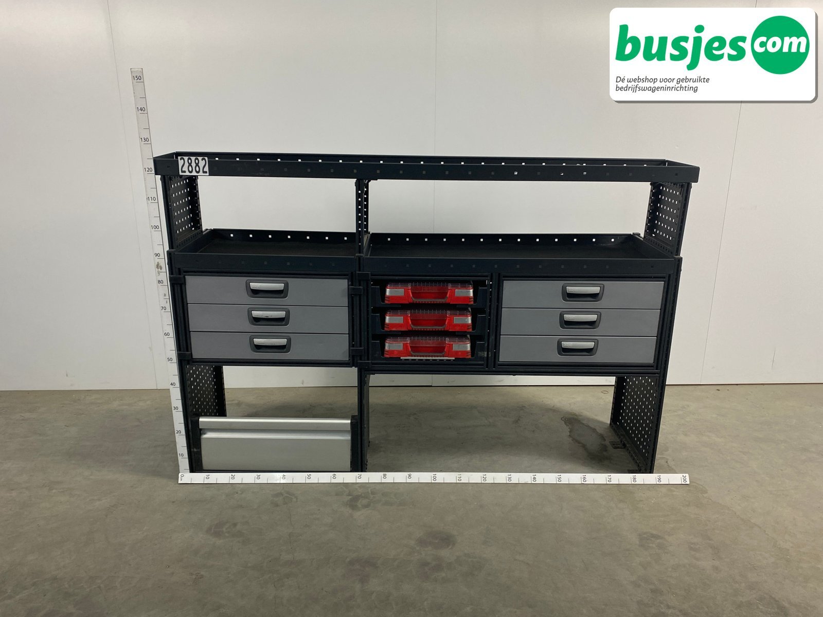 Modul bedrijfswagen inrichting 1865x485x1250mm (2882) - Afbeelding 2