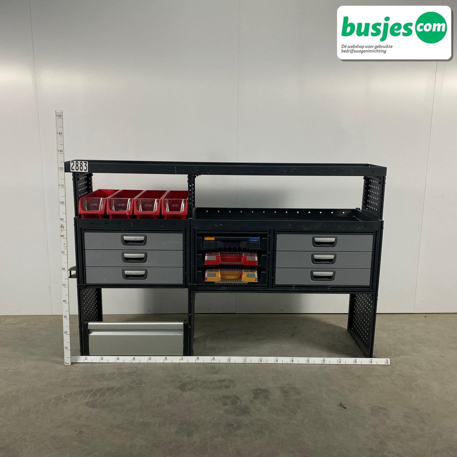 Modul bedrijfswagen inrichting 1865x485x1250mm (2883)