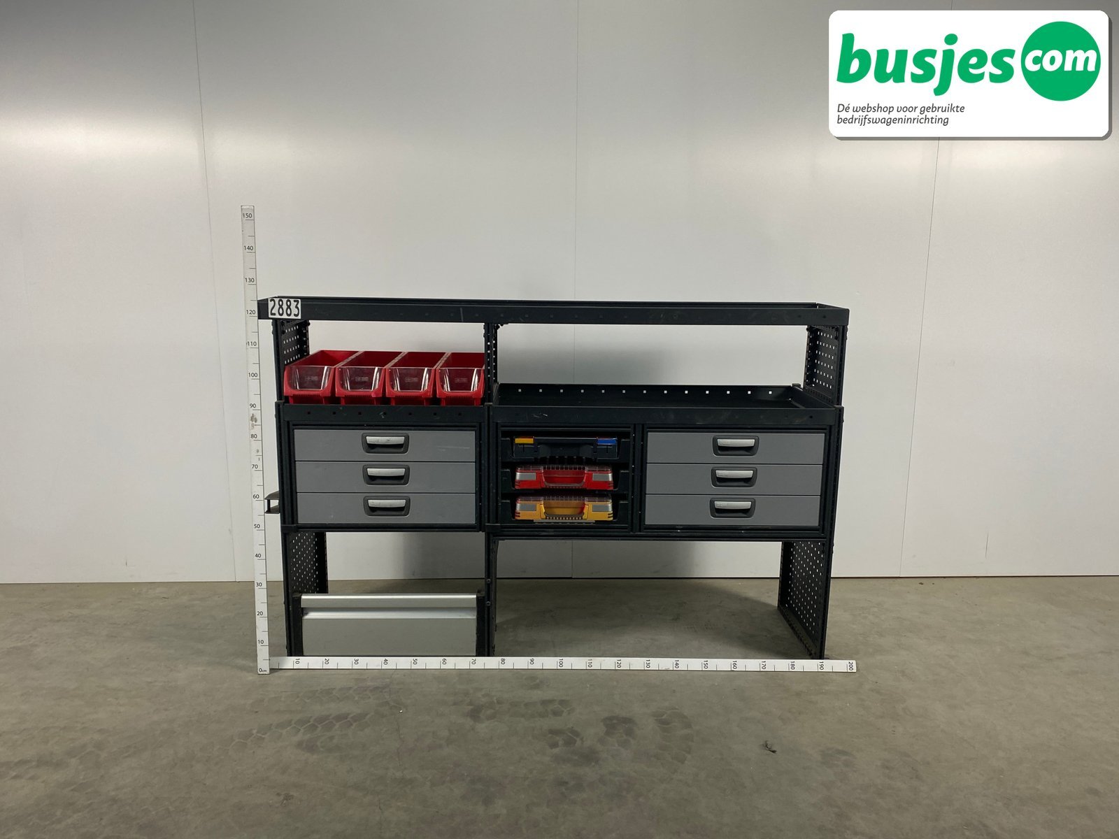 Modul bedrijfswagen inrichting 1865x485x1250mm (2883) - Afbeelding 2