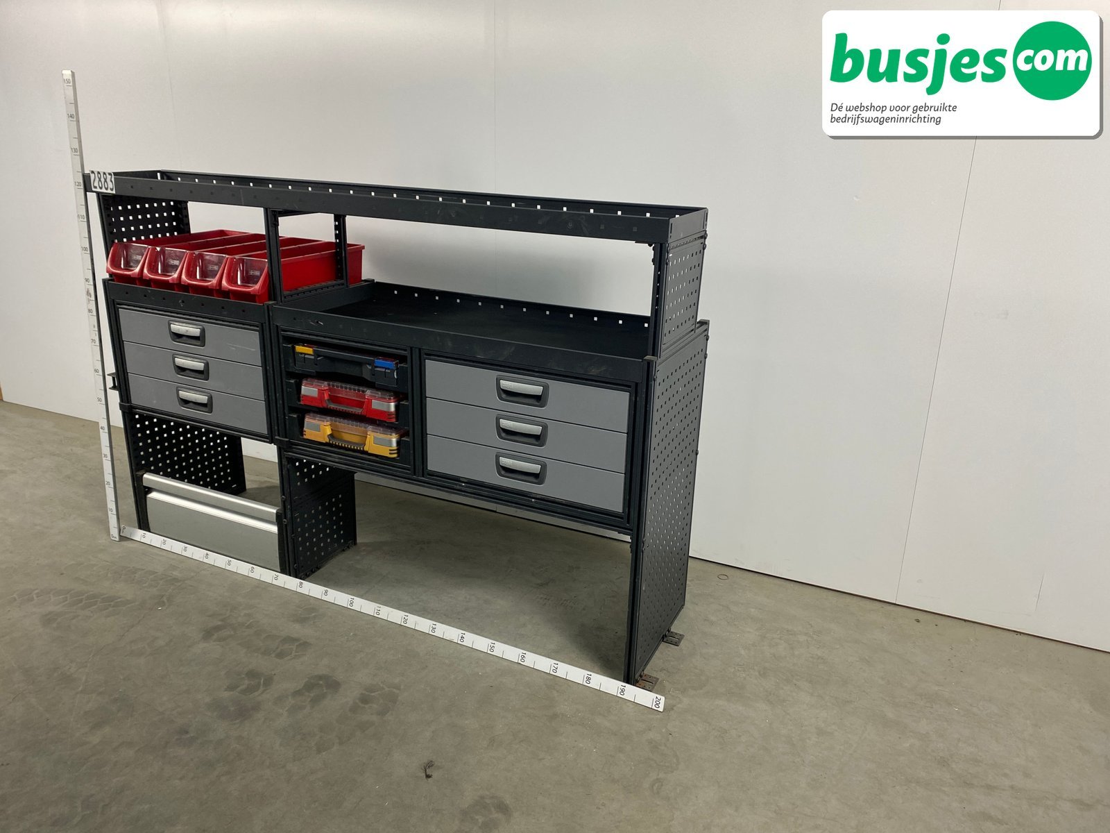 Modul bedrijfswagen inrichting 1865x485x1250mm (2883) - Afbeelding 3