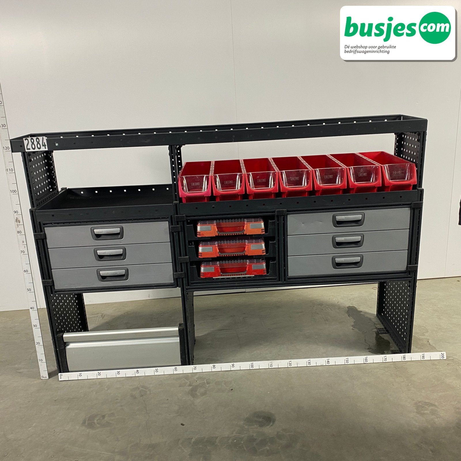 Modul bedrijfswagen inrichting 1865x485x1250mm (2884)