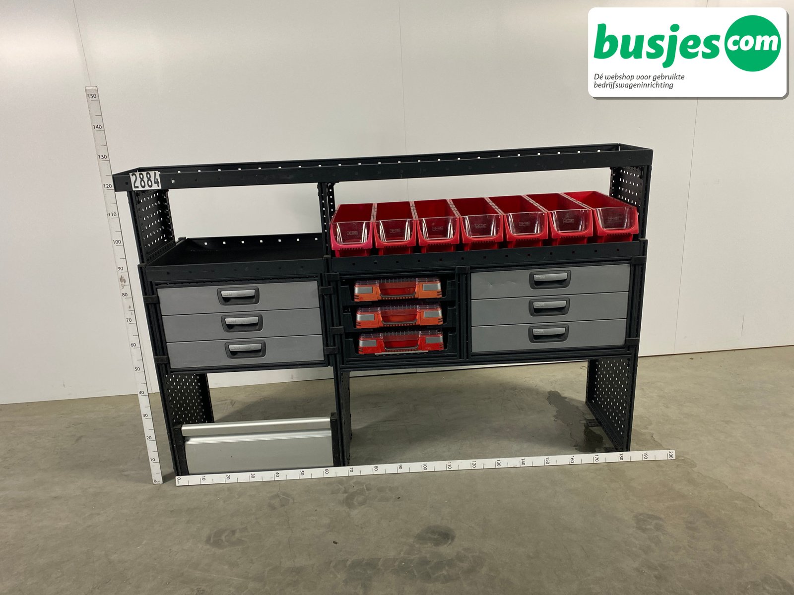 Modul bedrijfswagen inrichting 1865x485x1250mm (2884) - Afbeelding 2