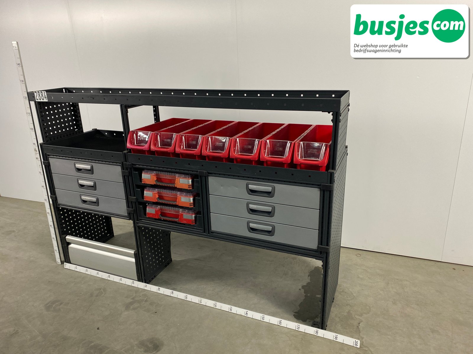 Modul bedrijfswagen inrichting 1865x485x1250mm (2884) - Afbeelding 3