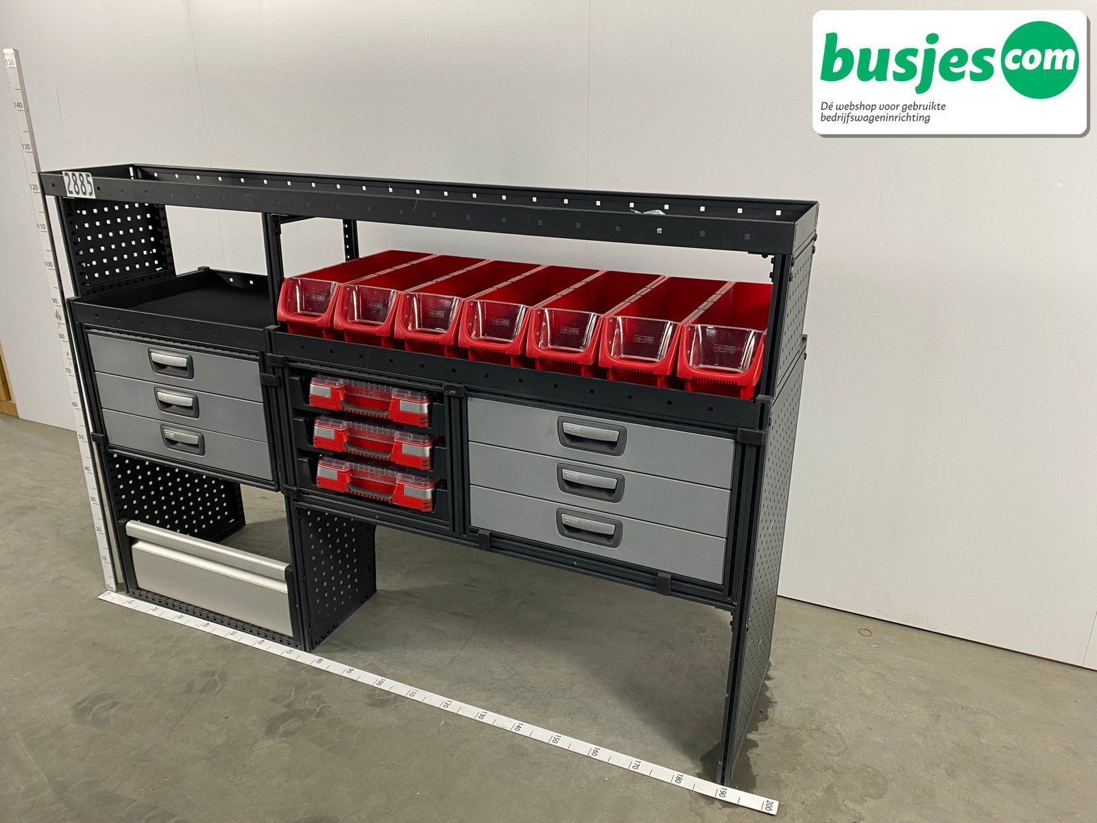 Modul bedrijfswagen inrichting 1865x485x1250mm (2884) - Afbeelding 11