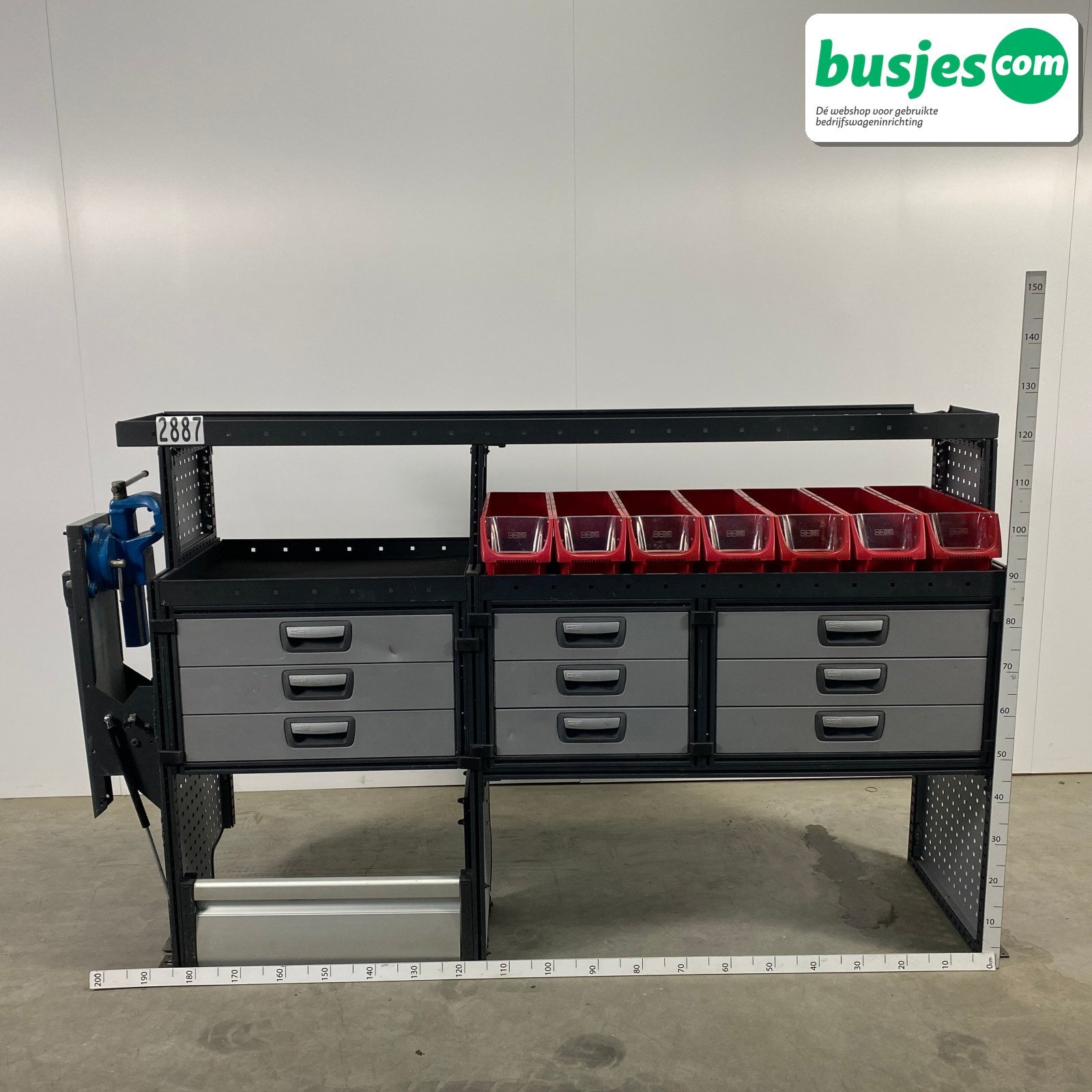 Modul bedrijfswagen inrichting 1865x485x1250mm (2887)