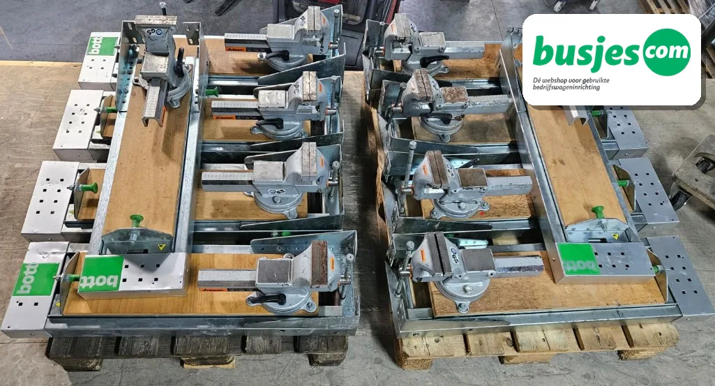 Bott Vario3 opklapbaar werkblad bankschroef nr. 2900 - Afbeelding 4