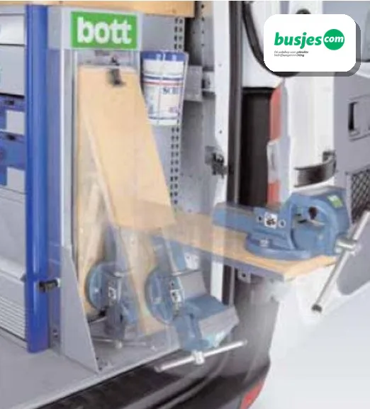 Bott Vario3 opklapbaar werkblad bankschroef nr. 2900 - Afbeelding 5