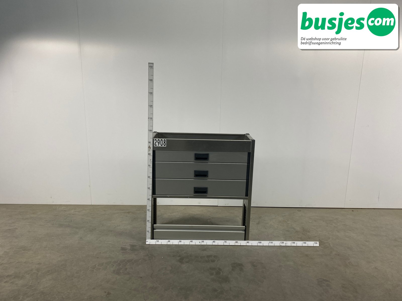 Aluca bedrijfswageninrichting 885x320x950mm (2908) - Afbeelding 2