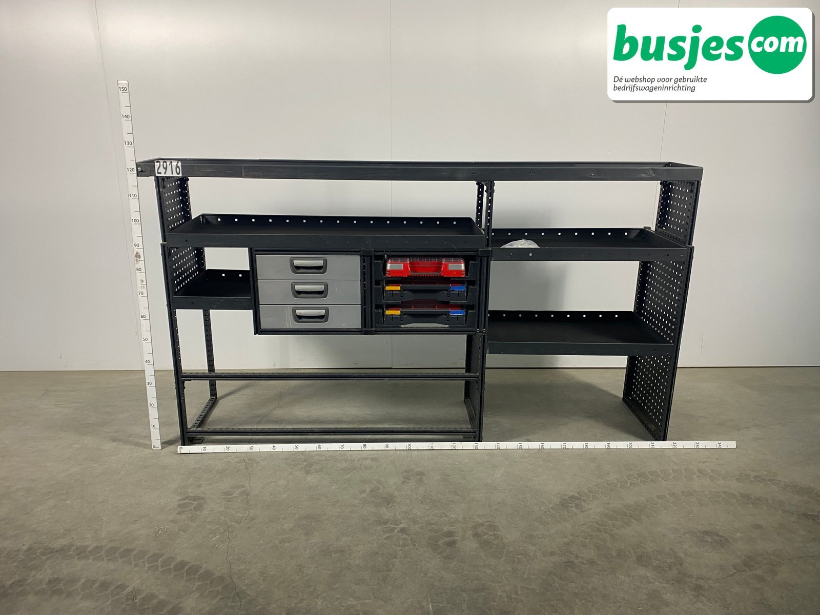 Modul bedrijfswagen inrichting 2200x490x1240mm (2916) - Afbeelding 2