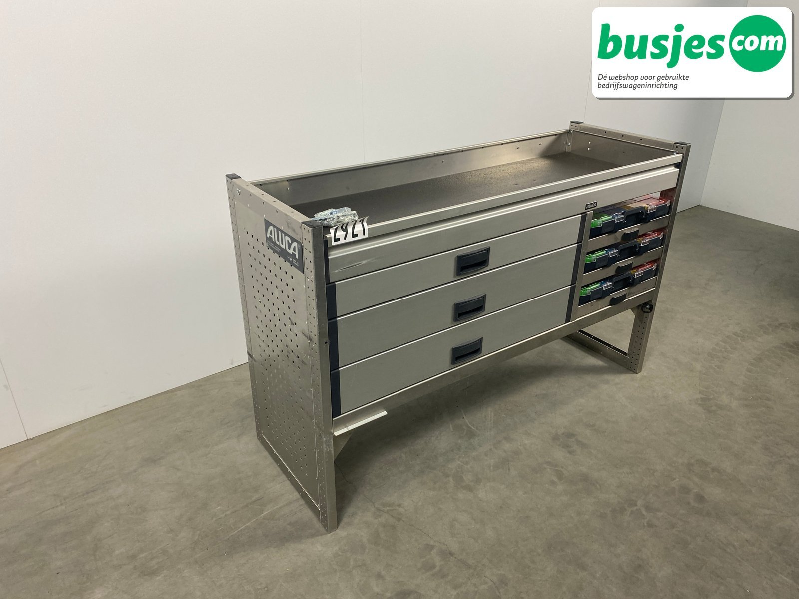 Aluca bedrijfswageninrichting 1500x530x955mm (2921) - Afbeelding 4