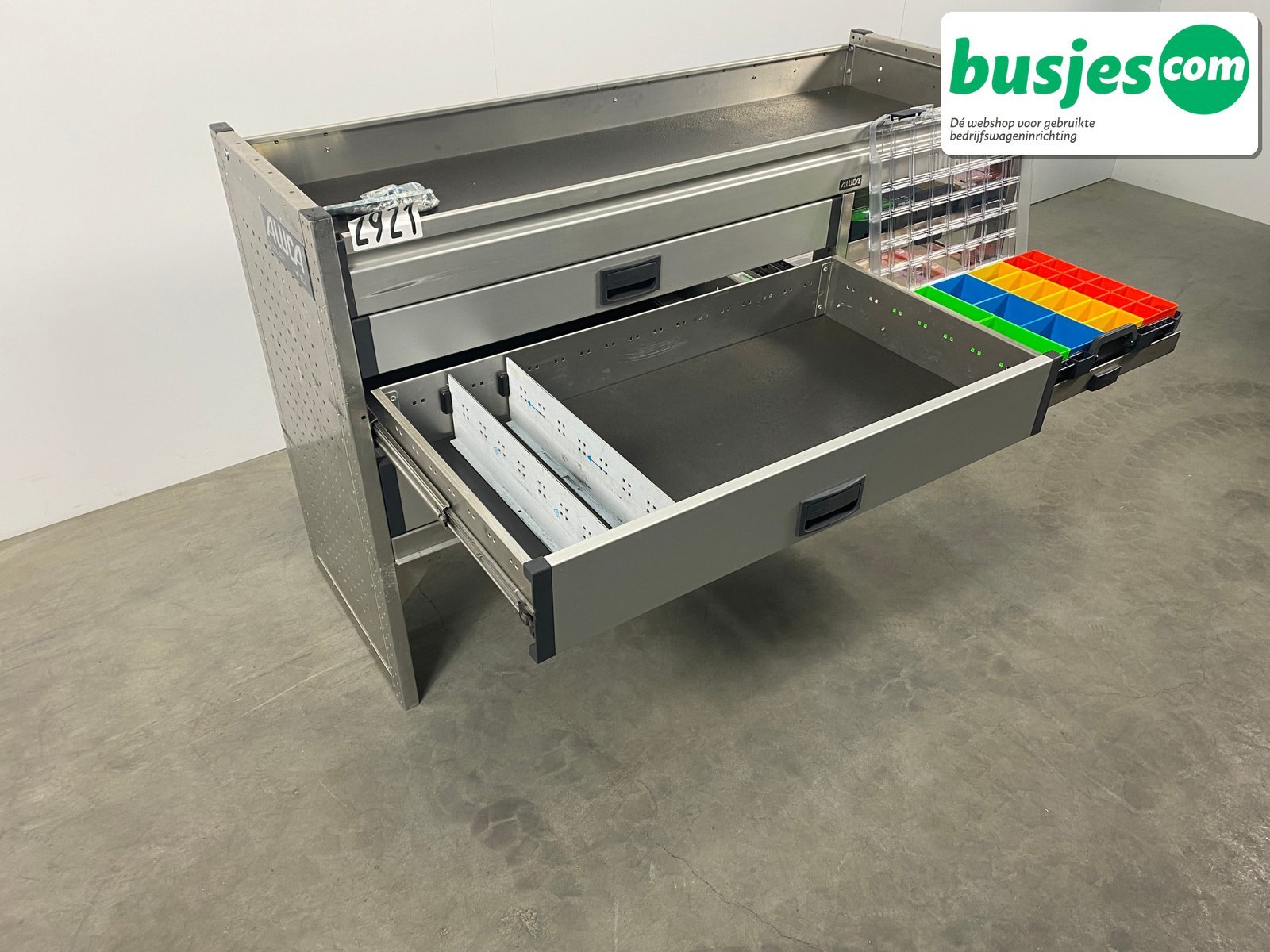 Aluca bedrijfswageninrichting 1500x530x955mm (2921) - Afbeelding 6