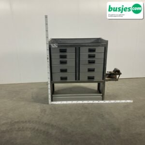 Aluca bedrijfswageninrichting 1010x520x1100mm (2929)