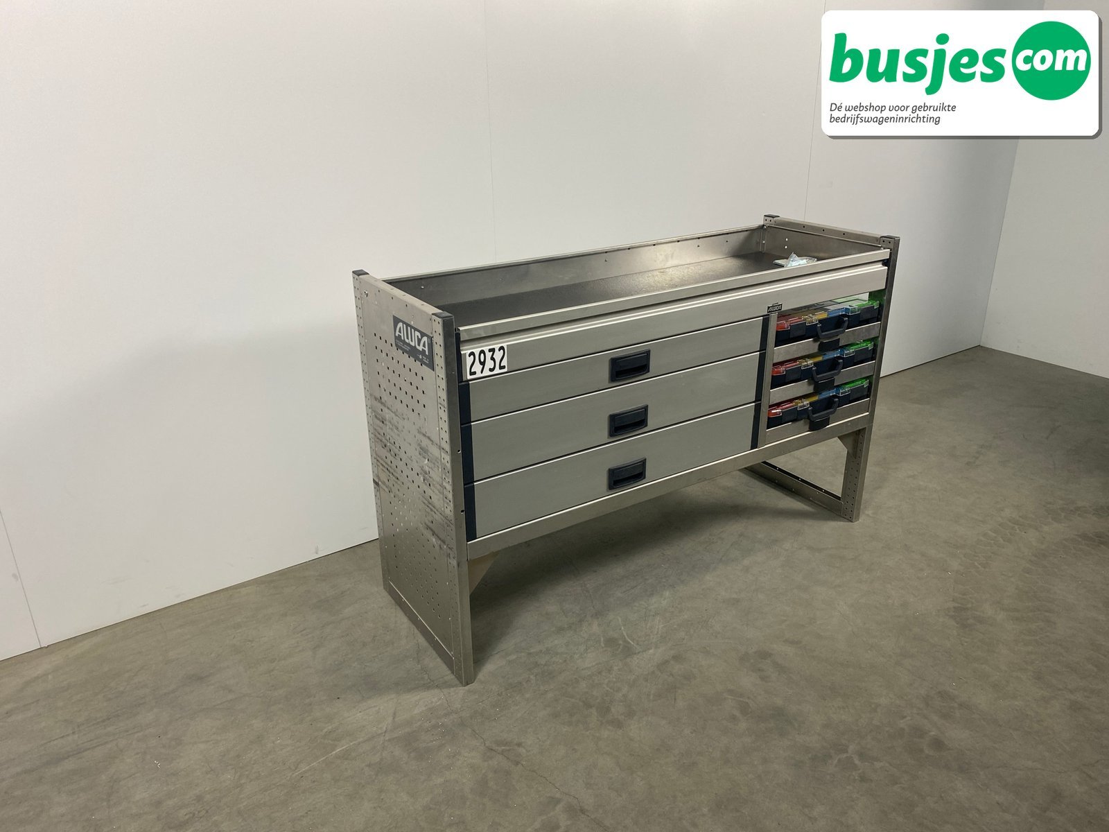 Aluca bedrijfswageninrichting 1500x520x950mm (2932) - Afbeelding 4