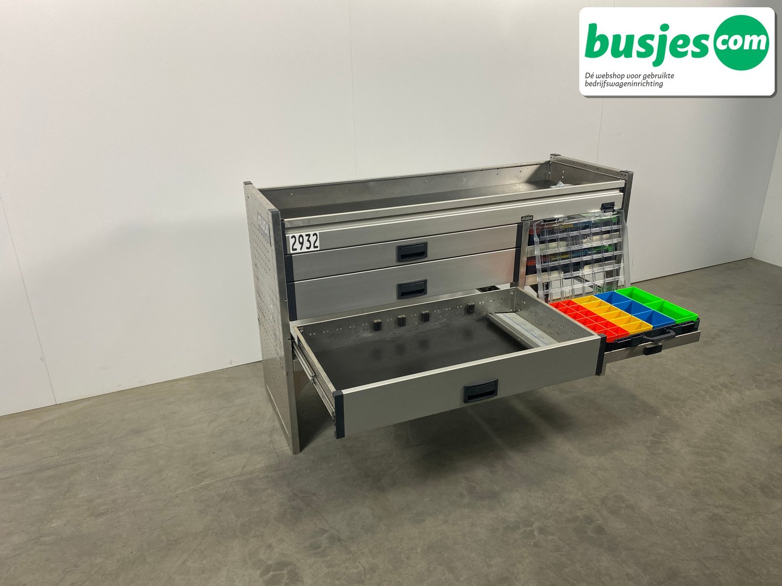 Aluca bedrijfswageninrichting 1500x520x950mm (2932) - Afbeelding 5