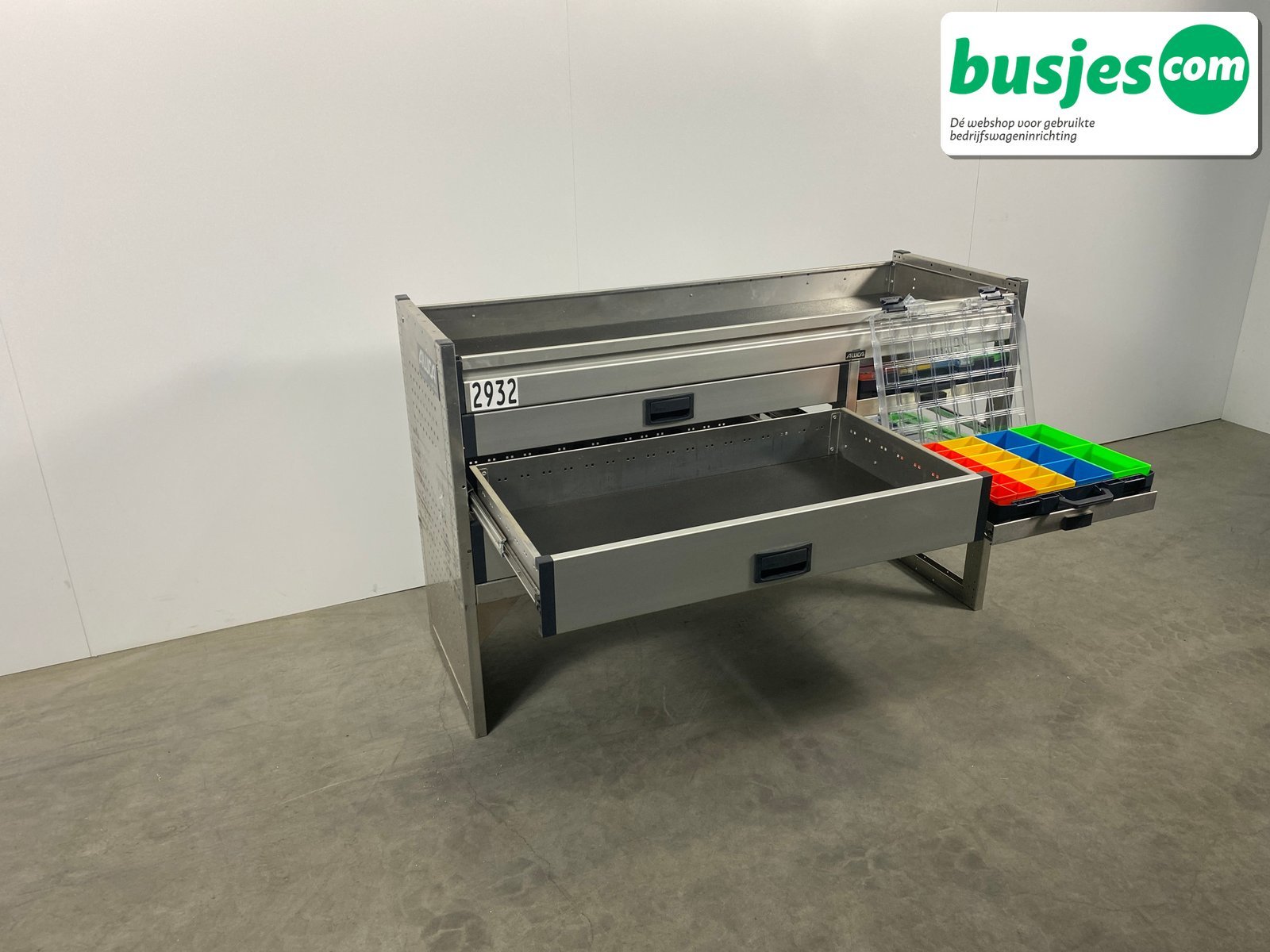 Aluca bedrijfswageninrichting 1500x520x950mm (2932) - Afbeelding 6