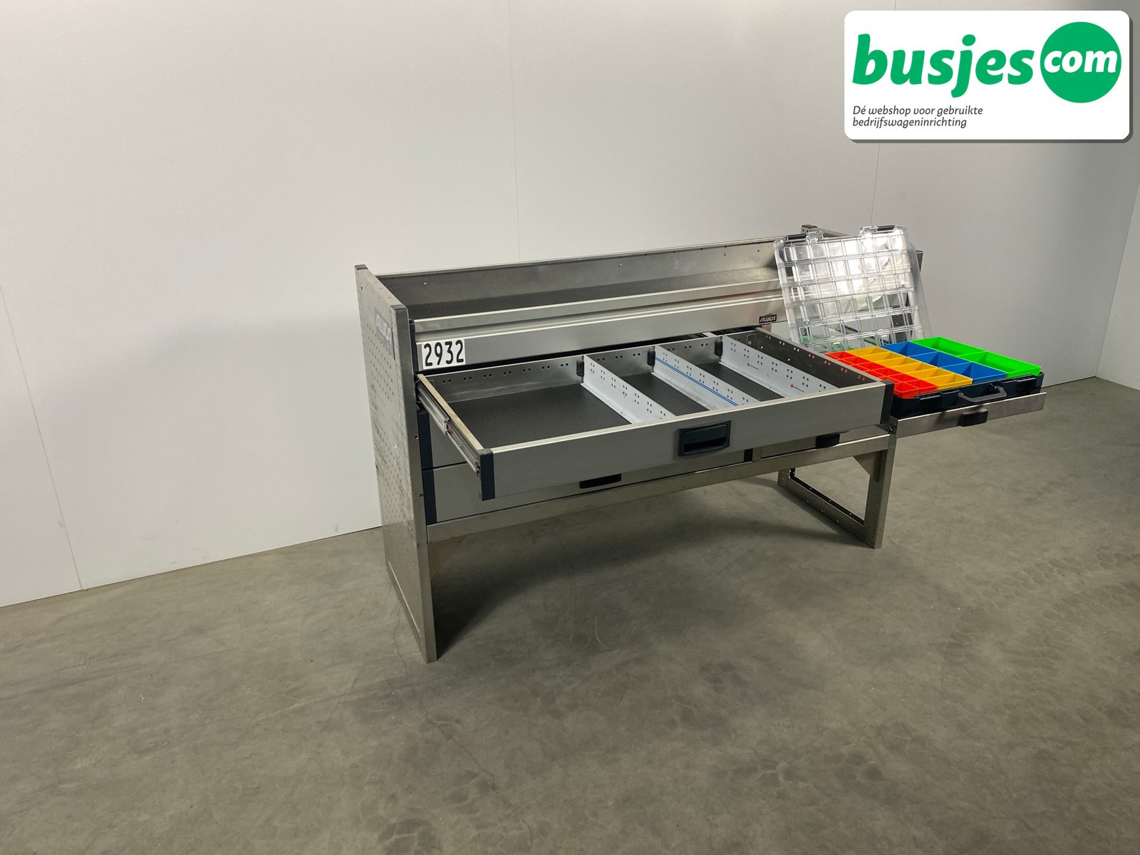 Aluca bedrijfswageninrichting 1500x520x950mm (2932) - Afbeelding 7