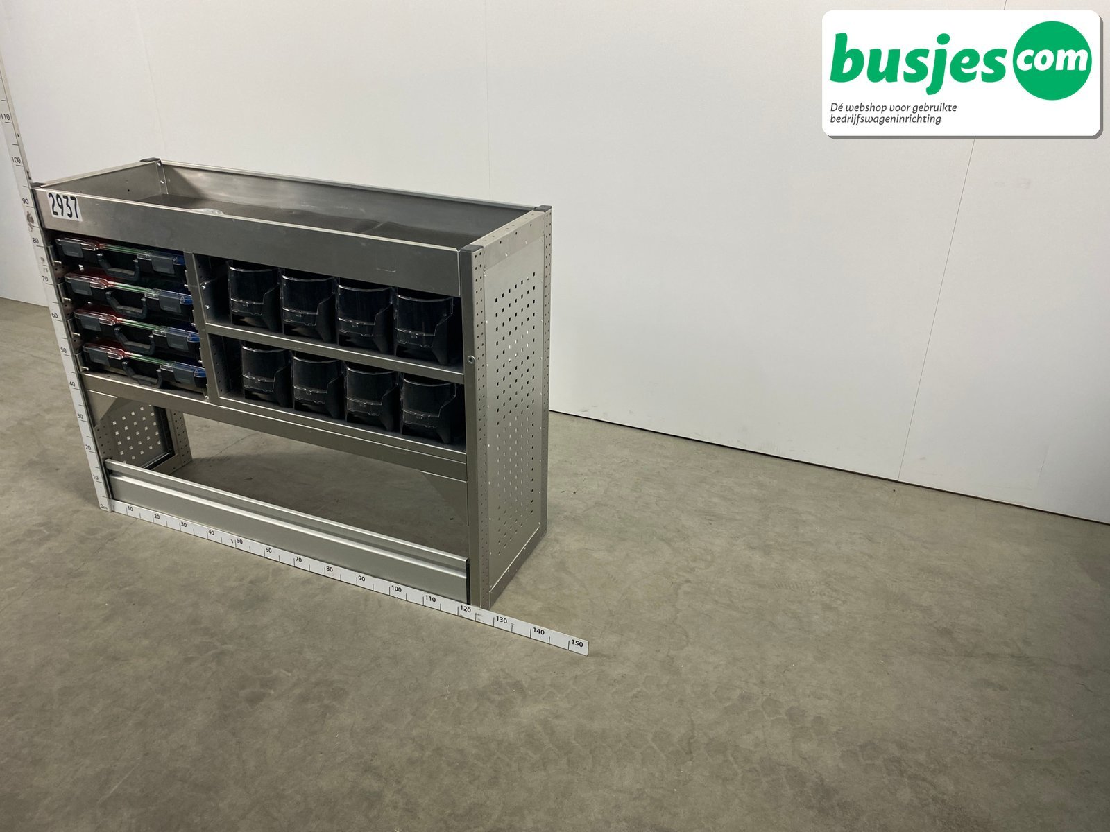 Aluca bedrijfswageninrichting 1255x420x955mm (2937) - Afbeelding 3