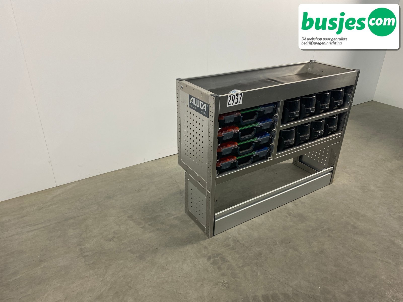 Aluca bedrijfswageninrichting 1255x420x955mm (2937) - Afbeelding 4