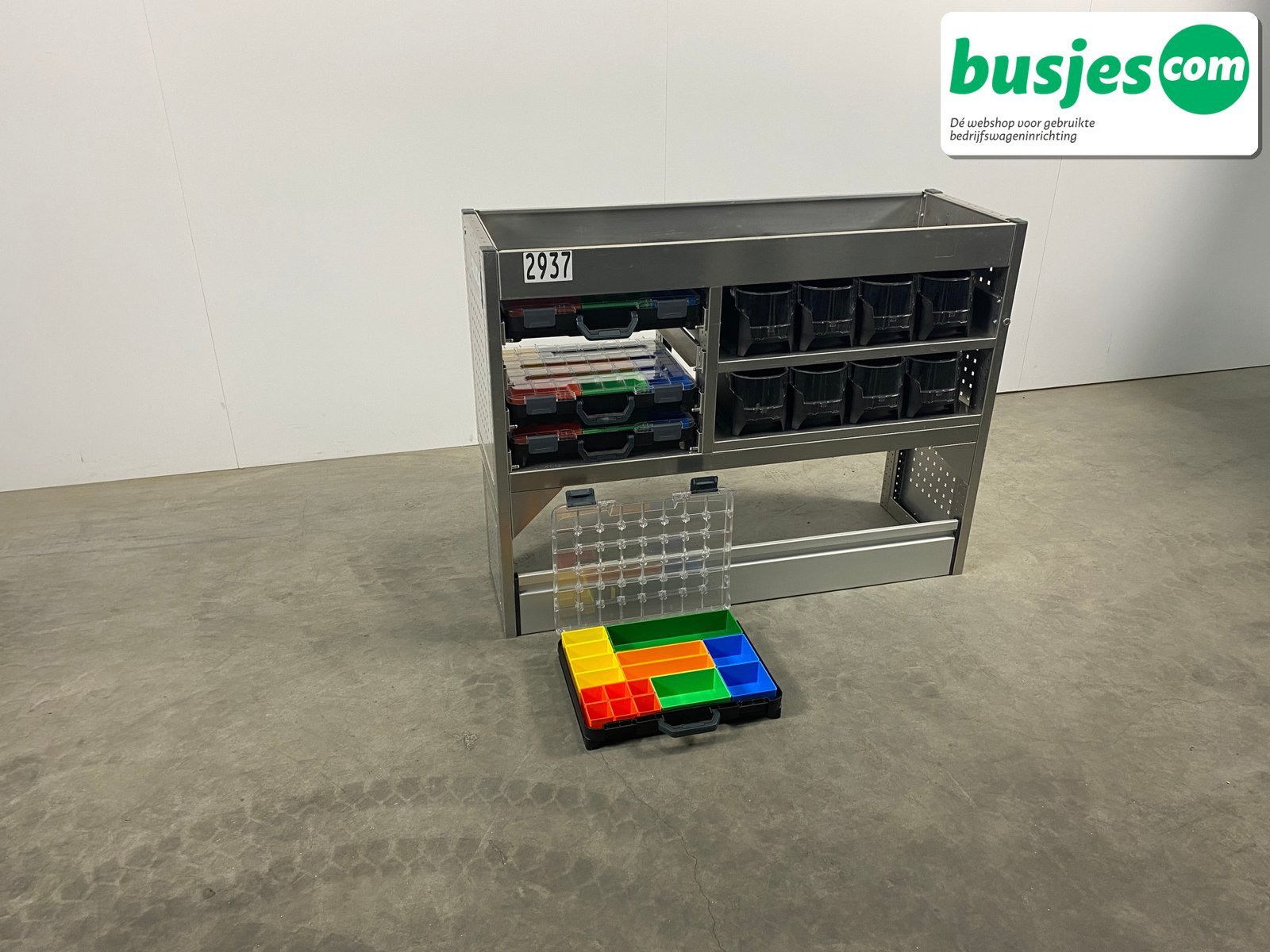 Aluca bedrijfswageninrichting 1255x420x955mm (2937) - Afbeelding 8