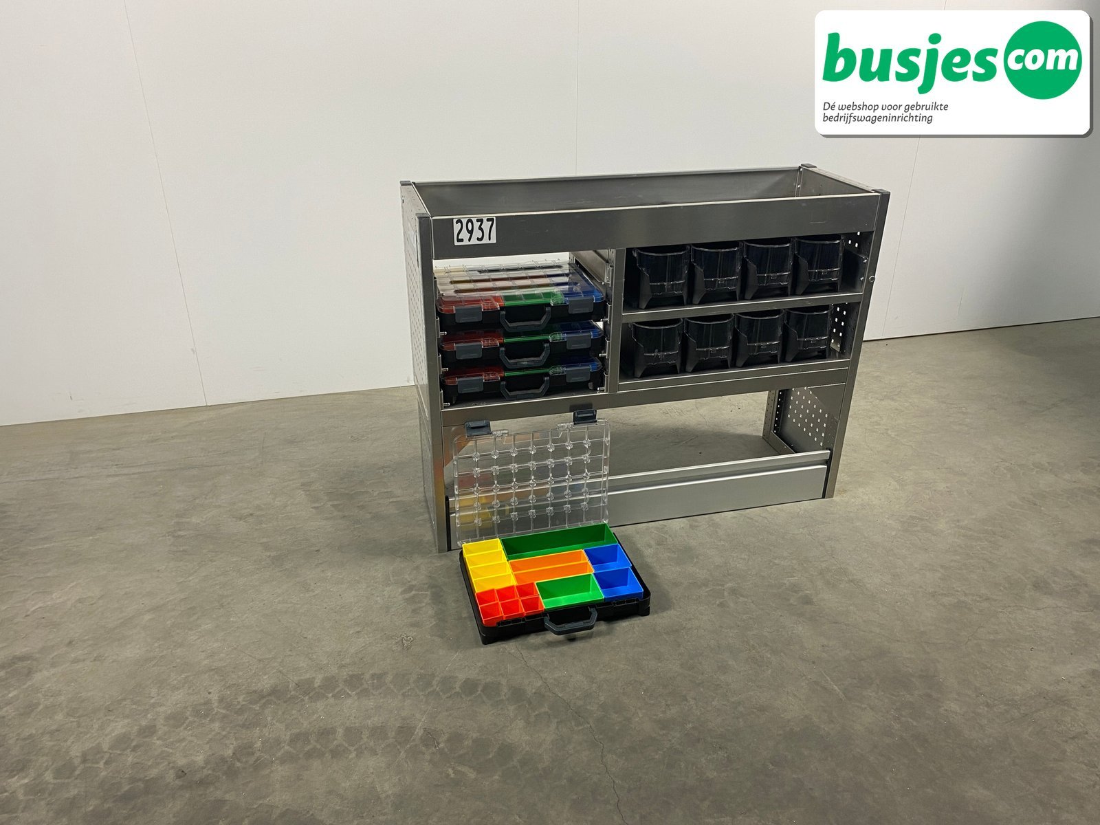 Aluca bedrijfswageninrichting 1255x420x955mm (2937) - Afbeelding 9