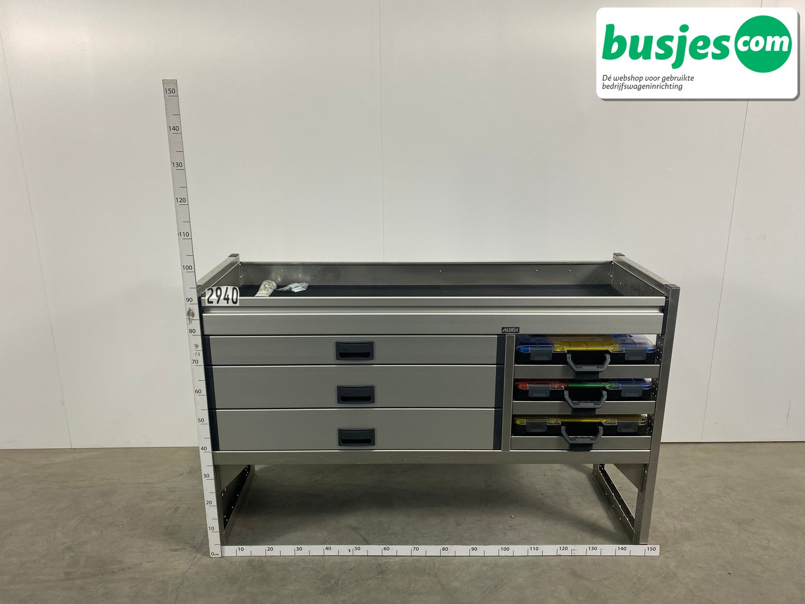 Aluca bedrijfswageninrichting 1500x520x950mm (2940) - Afbeelding 2