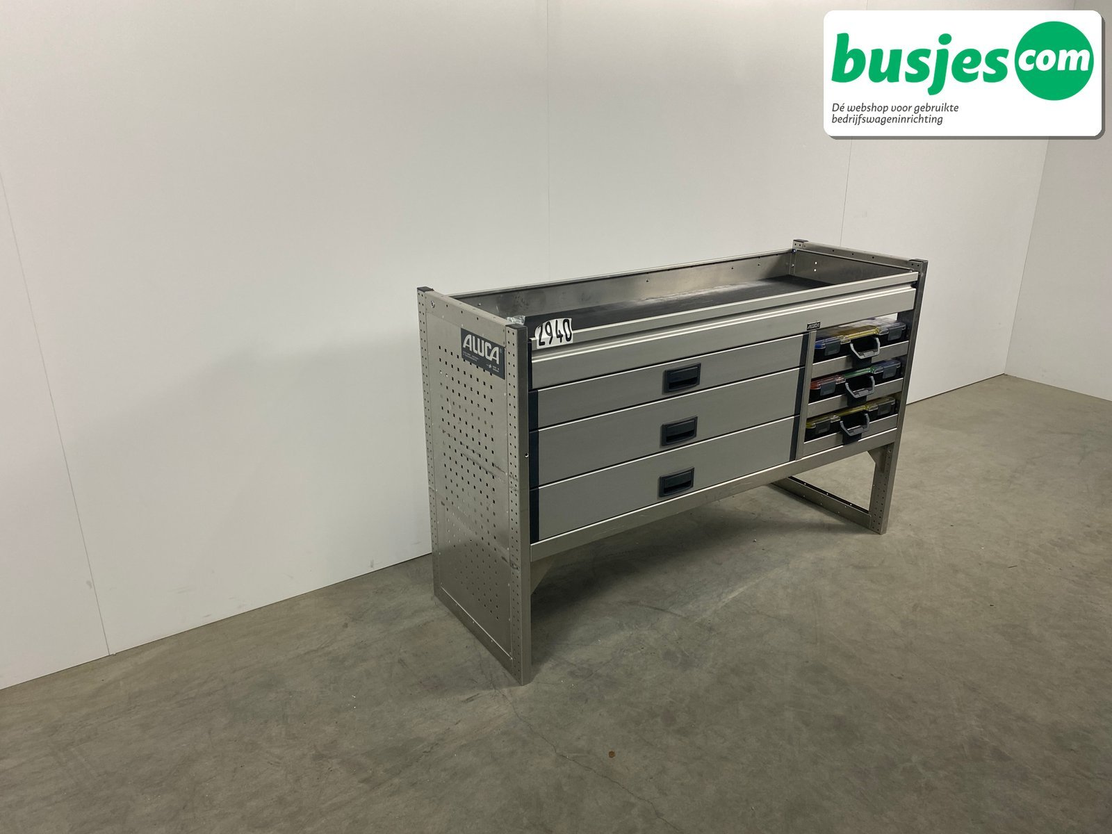 Aluca bedrijfswageninrichting 1500x520x950mm (2940) - Afbeelding 4