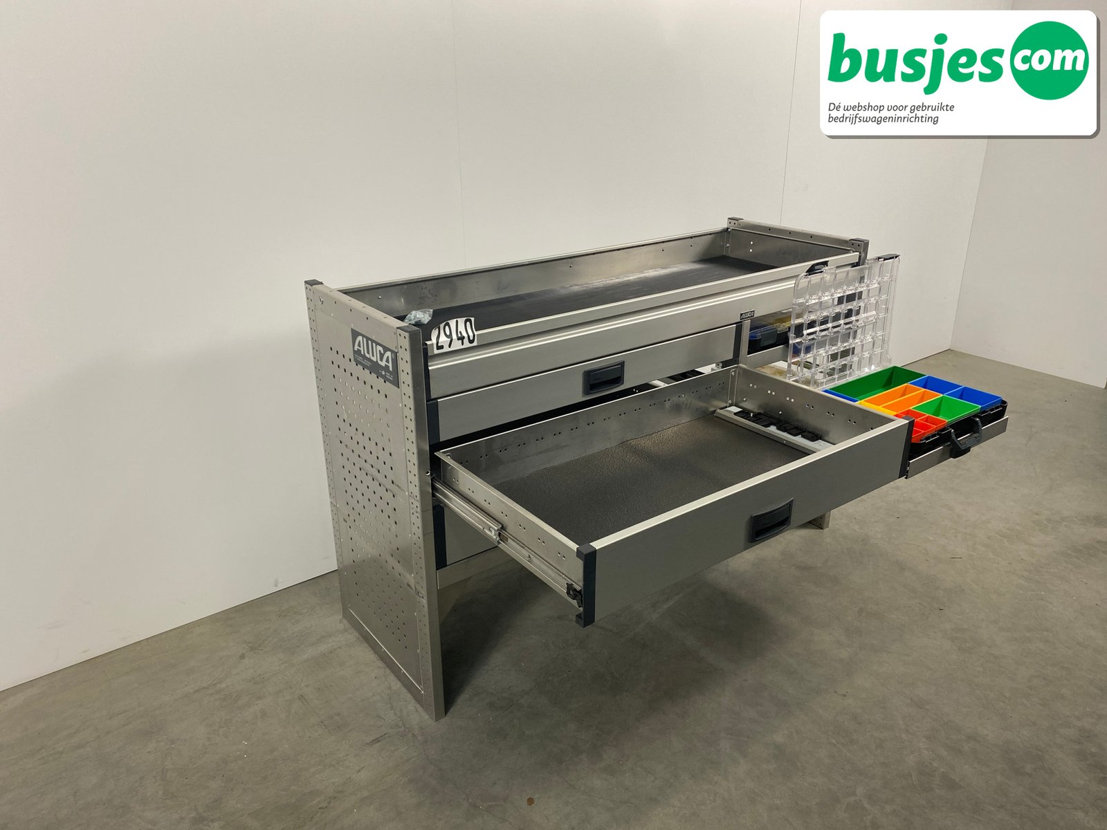 Aluca bedrijfswageninrichting 1500x520x950mm (2940) - Afbeelding 6