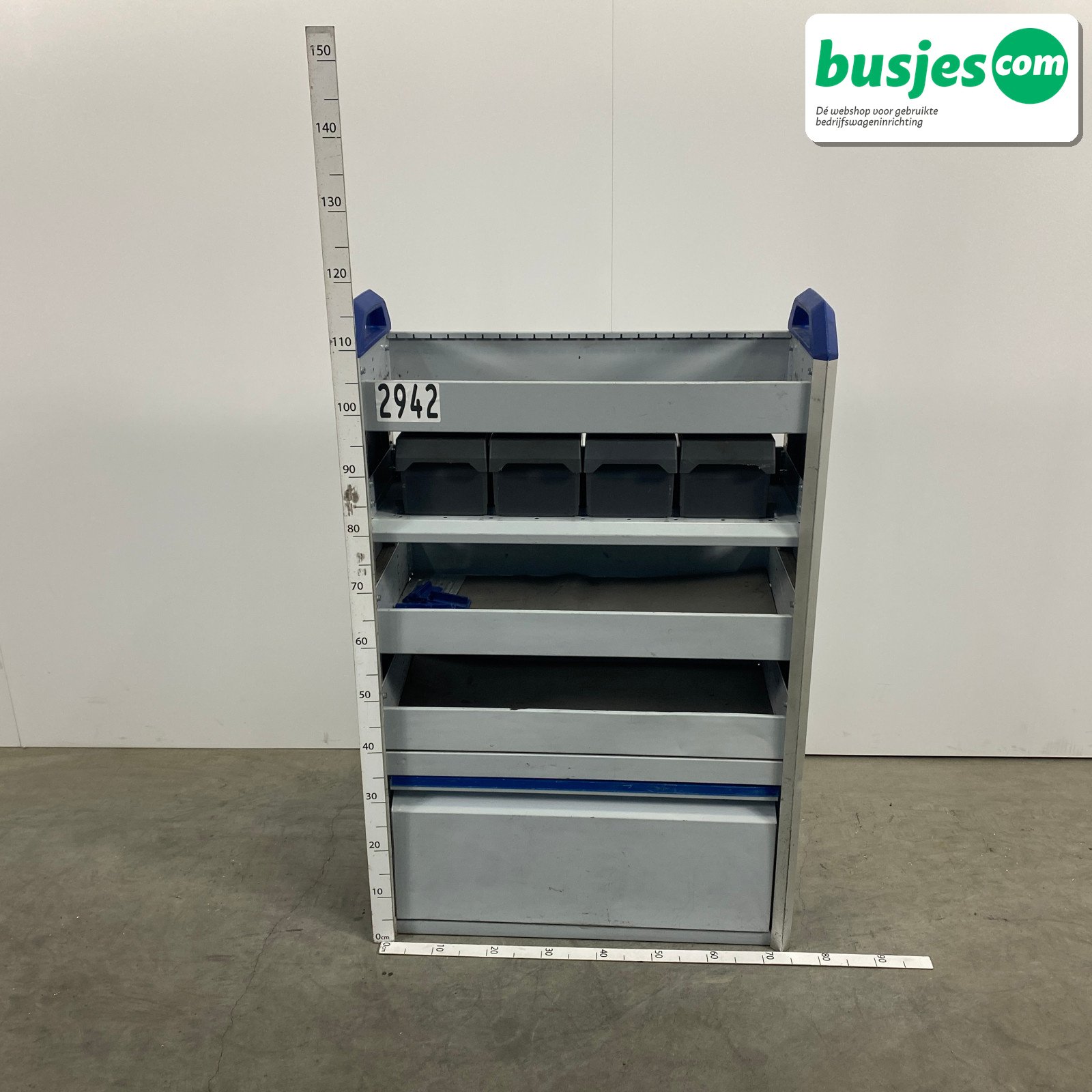 Sortimo alu bedrijfswagen inrichting 765x385x1170mm (2942)