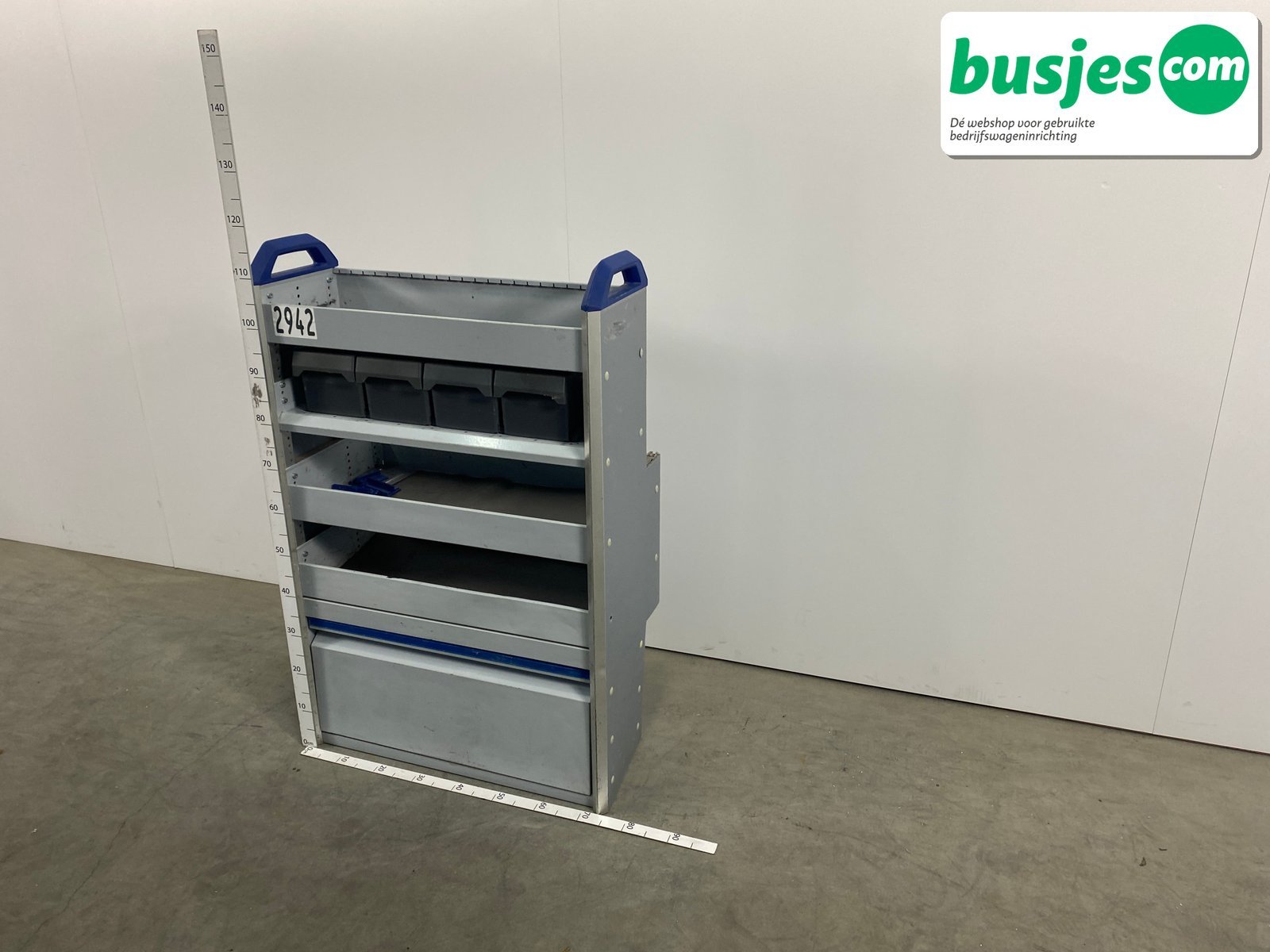 Sortimo alu bedrijfswagen inrichting 765x385x1170mm (2942) - Afbeelding 3