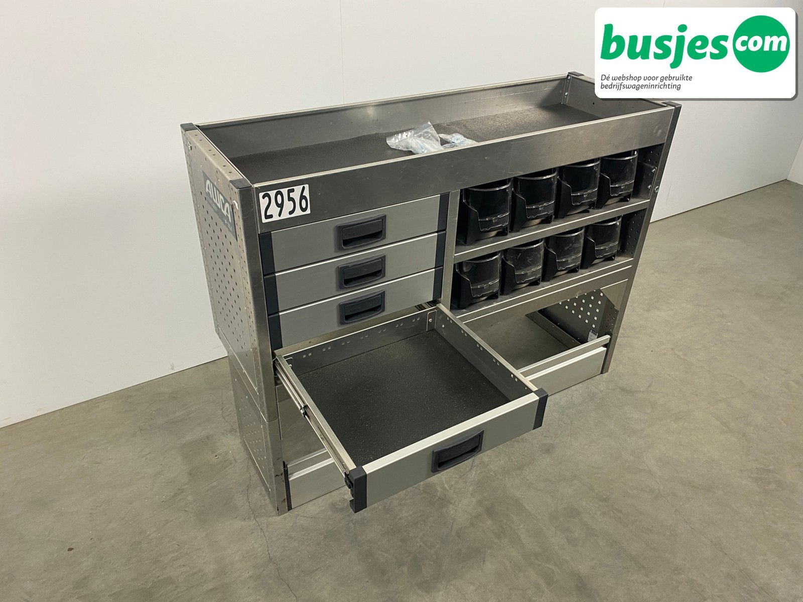 Aluca bedrijfswageninrichting 1255x420x950mm (2956) - Afbeelding 6