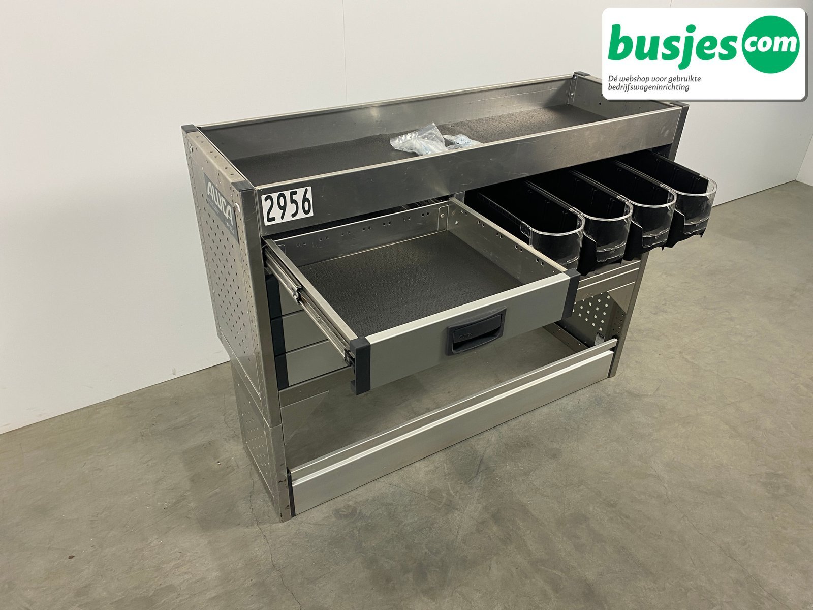 Aluca bedrijfswageninrichting 1255x420x950mm (2956) - Afbeelding 9