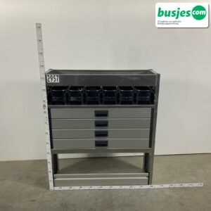 Aluca bedrijfswageninrichting 1010x320x1150mm (2957)